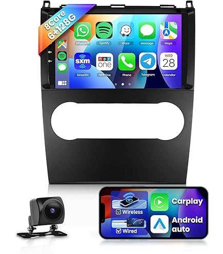 Autoradio Android Per Mercedes Classe A/B 2008-2011 - 9 Pollici, CarPlay, GPS, 2+64GB - Foto 3