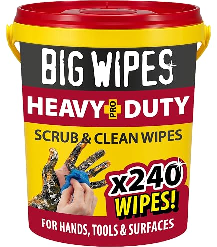 Lingettes BIG WIPES HD240 Pot De 240 Lingettes Industrielles Multi-Surfaces