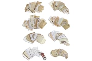 Create idea 200pcs Scrapbooking Papier Journalisation Matériel Papier DIY Artisanat Papier Décore pour Cahier Scrapbooking Collage Journalisation Planificateurs, Style C