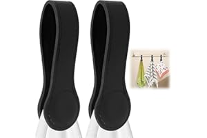 QITIXI:OU Magnet Handtuchhalter - Mehrere Teile Magnetische Handtuchclips, Handtuch-Clips für Handtuchstangen und Regale, Platzsparende Kleiderbügel, Tischbefestigung für Badezimmer Küchen und Badezimmerzubehör