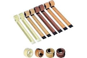‎MELLIEX 8 Stück Magic Haar Dutt Maker French Twist Hair Bun Maker Magisches Hairstyle Hilfe Dutt Band für Damen Kinder Dutt Haar Zubehör (Braun Hellbraun Dunkelbraun Blond)