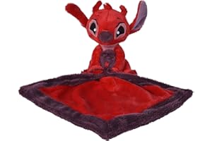 Cadeaux Store Disney Stitch Leroy Doudou avec Mouchoir Rouge, One Size
