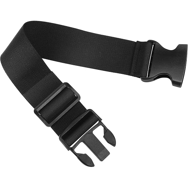 Extension De Ceinture Pour Sac Banane - Rallonge Sangle En Nylon Noir - Pour Ajuster La Longueur Et Plus De Confort - 7