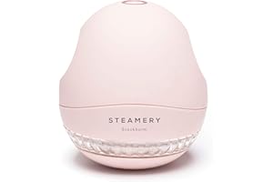 Steamery Levapelucchi Pilo 1, togli pelucchi e lanuggine, 5 W, portatile, ricaricabile, ergonomico, design scandinavo, Rosa