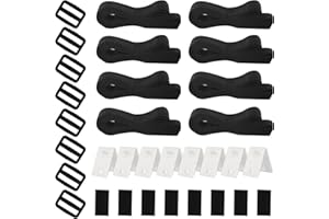 prota Pool Aufroller Aufrollvorrichtung Fahrbar Solarfolie, 8er Set Befestigungsbänder und Klammern und Schnallen, Haltebänder Poolfolie Solarfolie für universelle Schwimmbecken im Boden