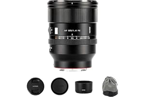 VILTROX 85mm F1.4 Pro FE Full Frame Lens Auto Focus Large Aperture Prime Portrait Lens with Hyper VCM Motor Compatible with Sony E-Mount Cameras a7c a7RII a7RIII a7RIV a7SIII a9 FX3 A1 A93 ZVE1