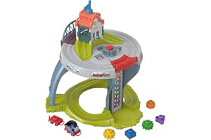 Thomas & Friends Toddler Toy My First Train Table with Track, Cargo Stacking & Fine Motor Activities for Kids Ages 18+ Months, JDD70