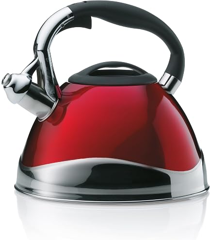 Easyworkz 2.3L Acier Inoxydable Toutes Plaques Cuisson Bouilloire Sifflante Easyworkz 2,3L - Acier Inoxydable Pour Tous Feux Sifflet Automatique Fort