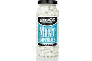 Original Mint Imperials Retro Sweets Gift Jar By Berrymans Sweet Shop - Classic Sweets, Traditional Taste.