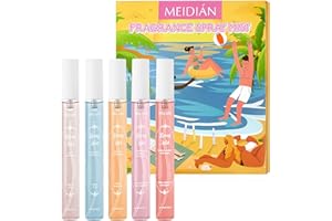 OPEIXSAYKOC Parfüm Bodyspray Damen Set,5 x 10ml Mini Parfüm Set,Tragbarer Parfum damen,Langanhaltender Duft für Reisen,Urlaubsreise,Gift for Women