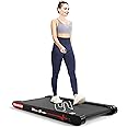Sparnod Fitness WalkyShaky Vibration Walking Pad Treadmill – Under Desk Foldable Treadmill with 4 Vibration Massage Modes, 2.5HP Motor, 120kg Capacity, Compact Electric Treadmill for Home Office