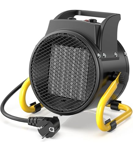 Orbegozo FHR 2040 - Chauffage En Céramique Professionnel, 2 Niveaux De Chaleur, Corps Métallique