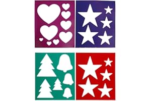 netproshop Fellschablone für Pferde zum Aufbürsten von Mustern, Schablone 2er Set Auswahl, Groesse:Motiv 1