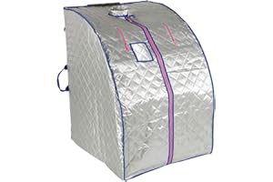 NIANWUDU Sauna a infrarossi e portatile Home spa per una persona Ideale per disintossicazione e perdita di peso 70 cm x 80 cm x 98 cm