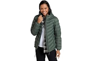 Mountain Warehouse Seasons Womens Padded Jacket - Water Resistant Coat, Puffer Jacket, Front Pockets, Adjustable Elastic Cuffs & Hood - For Autumn, Winter, Outdoors