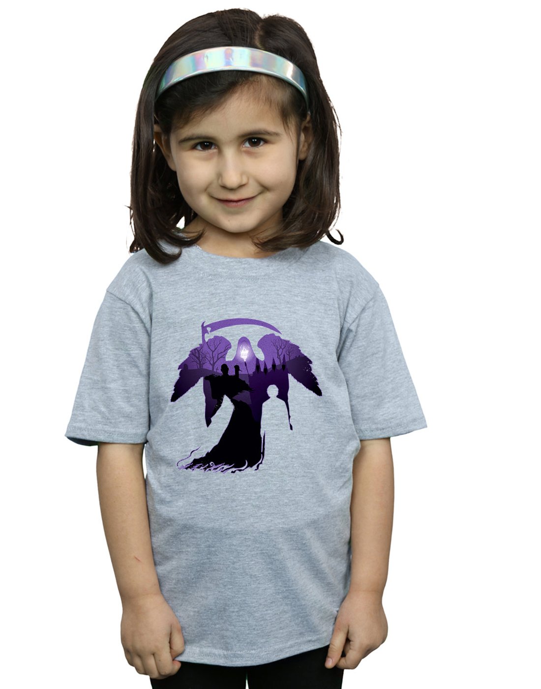 Absolute-Cult-Harry-Potter-Mdchen-Graveyard-Silhouette-T-Shirt