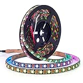 BTF-LIGHTING WS2812 ECO 5M 300 LEDs RGB Individuell adressierbar Legierungsdraht WS2812 60Pixels/m 5050 SMD Flexibler Streife