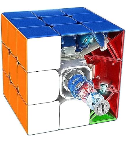 Bukefuno Moyu Meilong 3x3M – Cube Magnétique Stickerless, Vitesse, Givré, Débutant Ou Expert