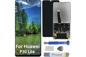 Int'x Display für Huawei P30 Lite MAR-L21 MAR-LX1A LCD Bildschirm Ersatz Touchscreen mit Werkzeug Schwarz Hohe Qualität