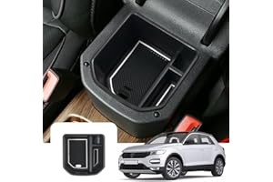 LFOTPP Centre Console Storage Box Armrest Organiser Centre Armrest Glove Box Accessories (White)