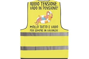 KEÏNELS Gilet Pensione Divertente - Idea Regalo Pensione Uomo Originale - Regali per Pensione Gadget Scherzi Pensionato Originali