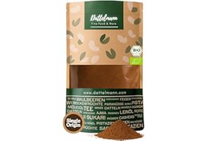 ‎DATTELMANN FINE FOOD & MORE DATTELMANN® - Bio Rohkakao Pulver 200g - Ungeröstet & Unbehandelt - Premium Roh Kakao - Dominikatnische Republik
