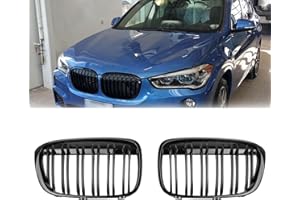 DOCAS Rejilla Delantera De Riñón para X1 F48 F49 2016-2019 Negro Brillante