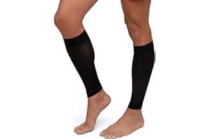 ‎DANISH ENDURANCE DANISH ENDURANCE Waden-Kompressionsstrümpfe ohne Fuß (1 | 3 Paar), Wadenbandage, Kompressionsstulpen, 21-26 mmHg, Unisex, für Damen & Herren