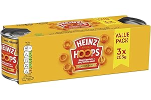 Heinz Spaghetti Hoops in Tomato Sauce, 205 g (Pack of 3)