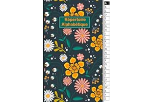 Répertoire Alphabétique: A5 Carnet en ordre alphabétique de A-Z avec repères