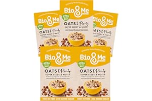 Bio&Me: Super Seedy & Nutty Gut-Loving Porridge 5-Pack (5 x 400g Total) / Vegan, No Added Sugar, High Fibre, Breakfast