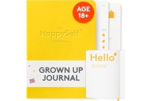 The HappySelf Journal - Edición para adultos, desarrolla una mentalidad y hábitos positivos a través de la escritura (versión en inglés)