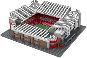 FOCO Officiell licensierad produkt Manchester United FC Old Trafford BRXLZ Stadion 3D Bricks byggleksak modell