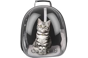 FancyWhoop Rucksack Katzen Transport - Katzenrucksack Hunderucksack Carrier Tasche Tragetasche Transporttasche Katze Tragerucksack Reise Fuer Haustier