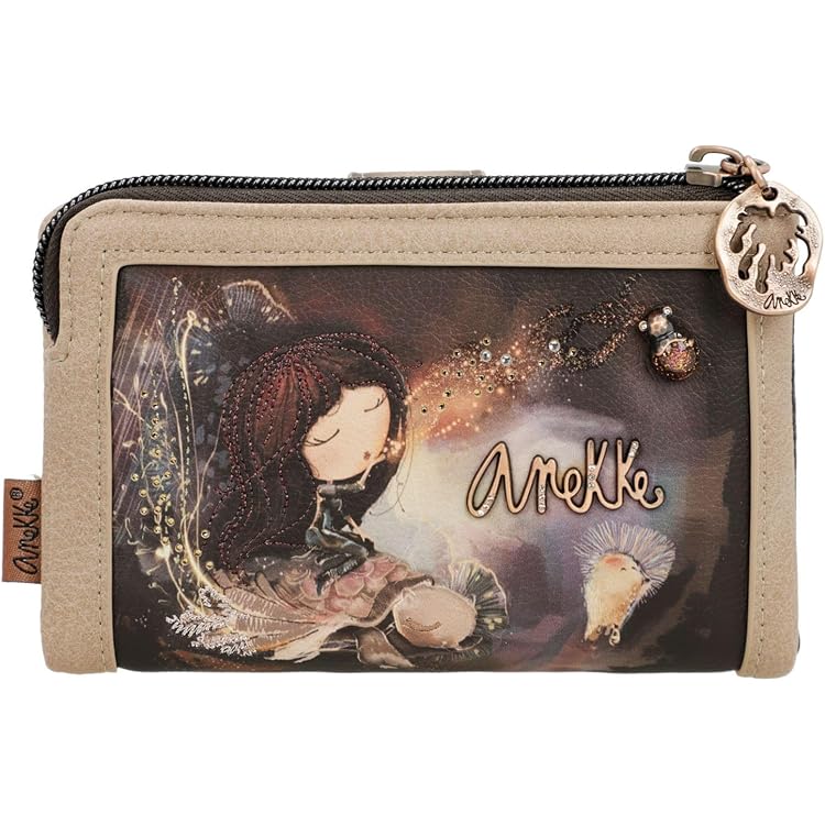 Cartera Elegante Anekke Con Protección RFID - Compacta Y Con Múltiples Compartimentos