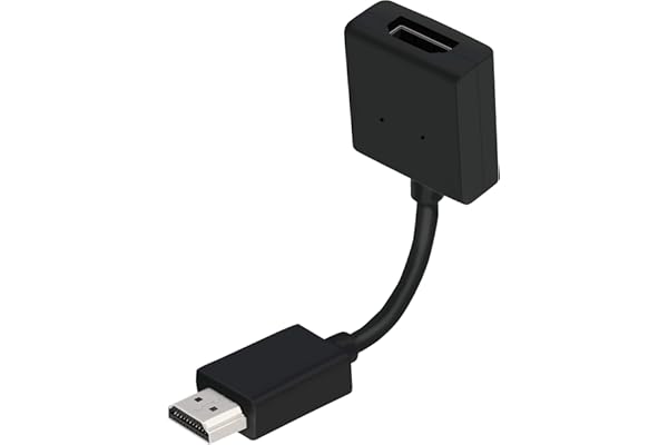 Storite 10cm High Speed HDMI Male to Female Extension Cable HDMI Extender For Computer, TV, Projector, DVD Player- Black (1 Pack)