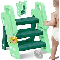 Marchepied Enfant 2 Marches - Plastique Antidérapant - Support 102 Kg - Pour Salle De Bain, Toilette