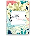 amazon basics 12-Month Undated Planner | 11.75 X 8.5 Inches | Habit Tracker, Monthly & Weekly Spreads, Goal Setting & Utility Pages | Canary Paper | Ideal For Home, Office & School Organization