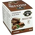 Spanish Hot Chocolate hazelnut flavour 10 sachets | Gluten Free, Soya Free, and Dairy-free Chocolate Drink | Vegan Hot Chocolate | Chocolate a la taza | 300 gr