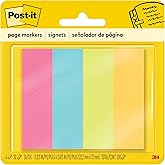 Post-It Page Marker, farkl renkler, 2,5 x 7,6 cm, 50 yaprak/Pad, 4 ped/PACK (671 4 AU)