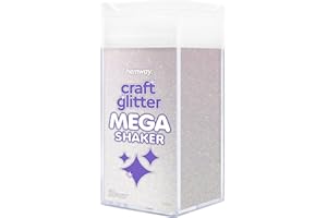 Hemway Glitter MEGA Artigianato Shaker 410g madreperla Microfine 1/256" .004" 0.1mm polvere poliestere decorazione della resina Tumblers Pittura Arte della tavola di nozze