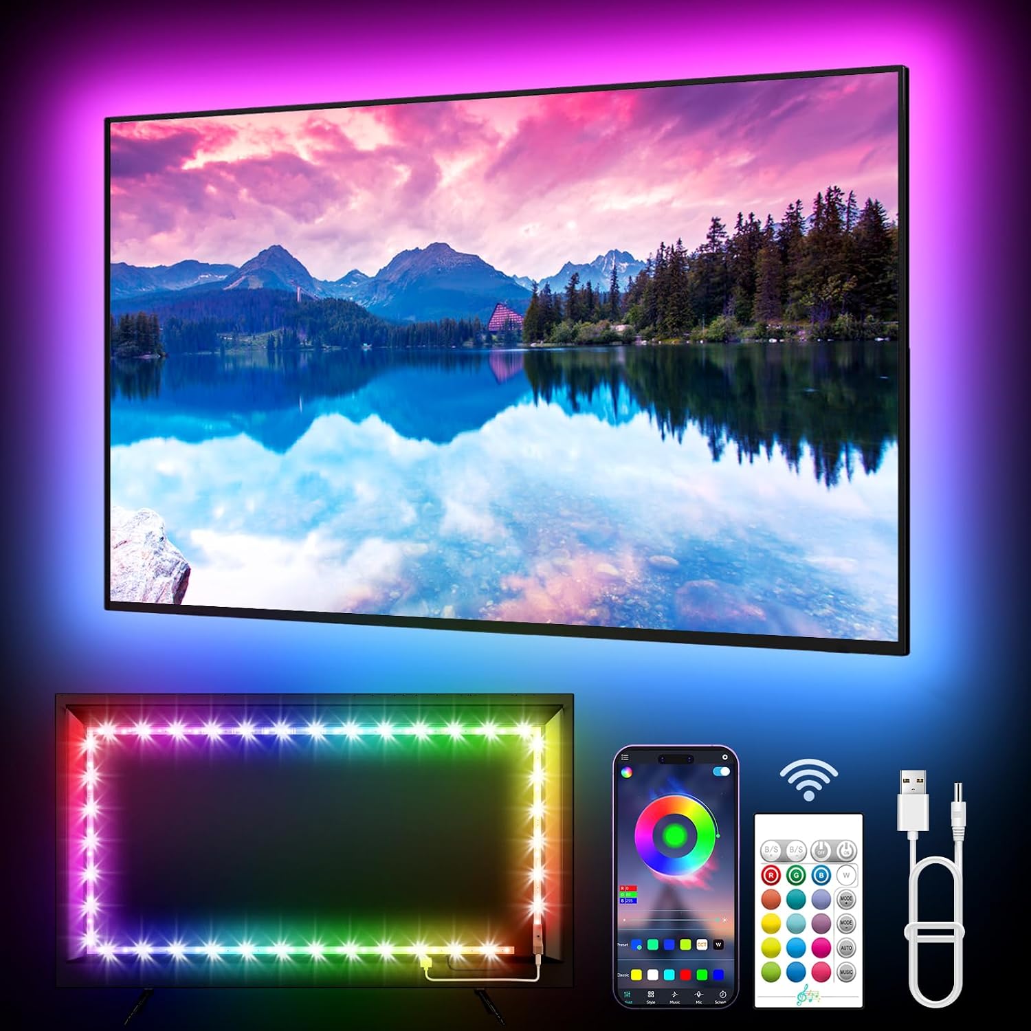 Avis d'Expert & Test Approfondi : KANTUTOE TV LED Lights 3m LED Lights for 32-4 (Sélection)