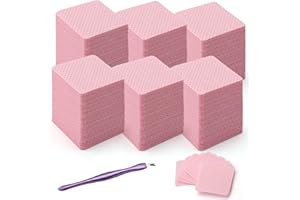 APOMOONS 1200 Piezas Celulosa para Uñas Sin Pelusa con Corta Cutículas, Toallitas Sin Pelusa para Uñas, Toallitas Uñas Sin Pelusa
