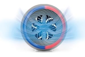 Beldray EH3351 Portable Air Cooler – Arctic Dome Mobile Conditioner, Mini Personal Space Cooler Fan, Aroma/Essential Oil Diffuser Unit, 4 Ice Pack Rings Included, LED Mood Light, Lightweight, White