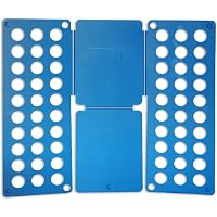 Planche à Plier Le Linge 70 Cm X 59 Cm - Pli Linge Pratique Avec Mode D'Emploi (Coloris Aléatoire)