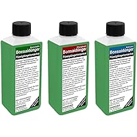 Bonsai Dünger SET mit 3 Profi Flüssigdüngern für alle Wachstumsphasen N+P+K Volldünger