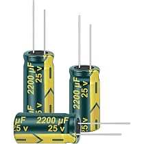 2pcs 63V 6800uF 6800MFD 105C Aluminium Elektrolyt Kondensatoren 25 × 50mm