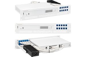 R RACKMOUNT·IT 19 Zoll Rack Mount für Sophos Firewall Appliance - 1.3U Server Rack Shelf mit Easy Access Front Netzwerkanschlüsse, Ordnungsgemäß Entlüftet, RM-SR-T12 von Rackmount.IT