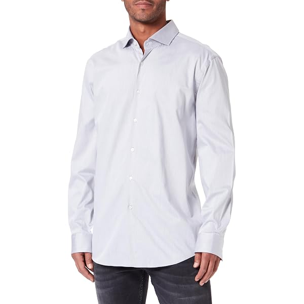 HUGO KOEY - Camicia elegante - open white/bianco
