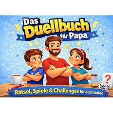Das Duellbuch für Papa: Rätsel, Spiele & Challenges für euch beide | Papa Geschenk für unvergessliche Momente zu zweit - View 8